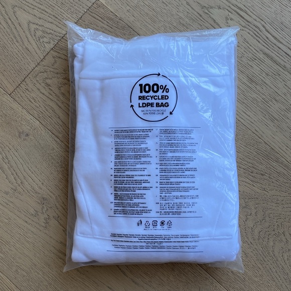 NWT Men's Adidas BrandLove Hoodie - SIZE XL - White - Picture 9 of 9